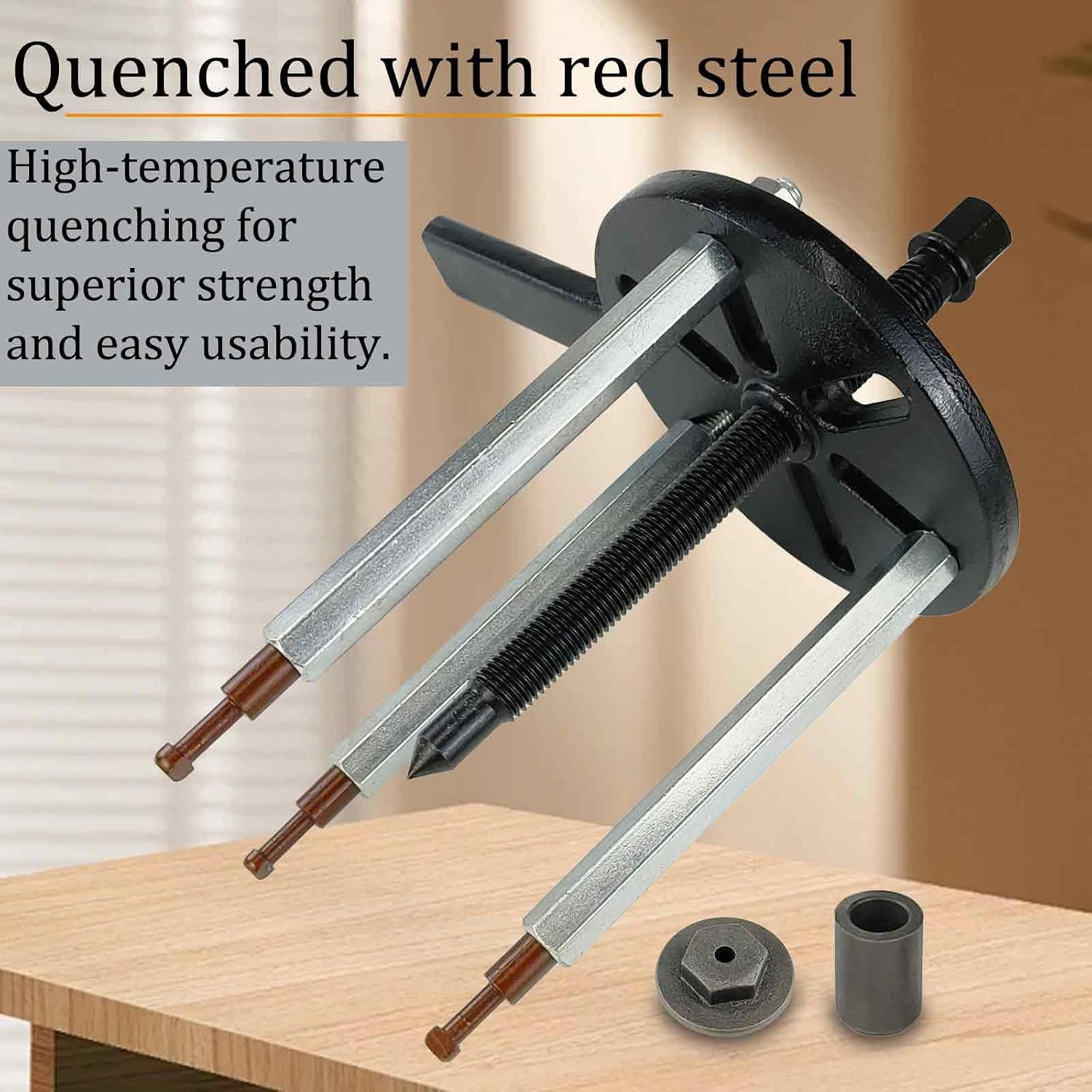 21 in 1 Bearing Puller Set, 3 Jaw Puller Tool Kit for Bearing Removal, Inner Hole Puller, Gear & Pulley Disassembly Tool