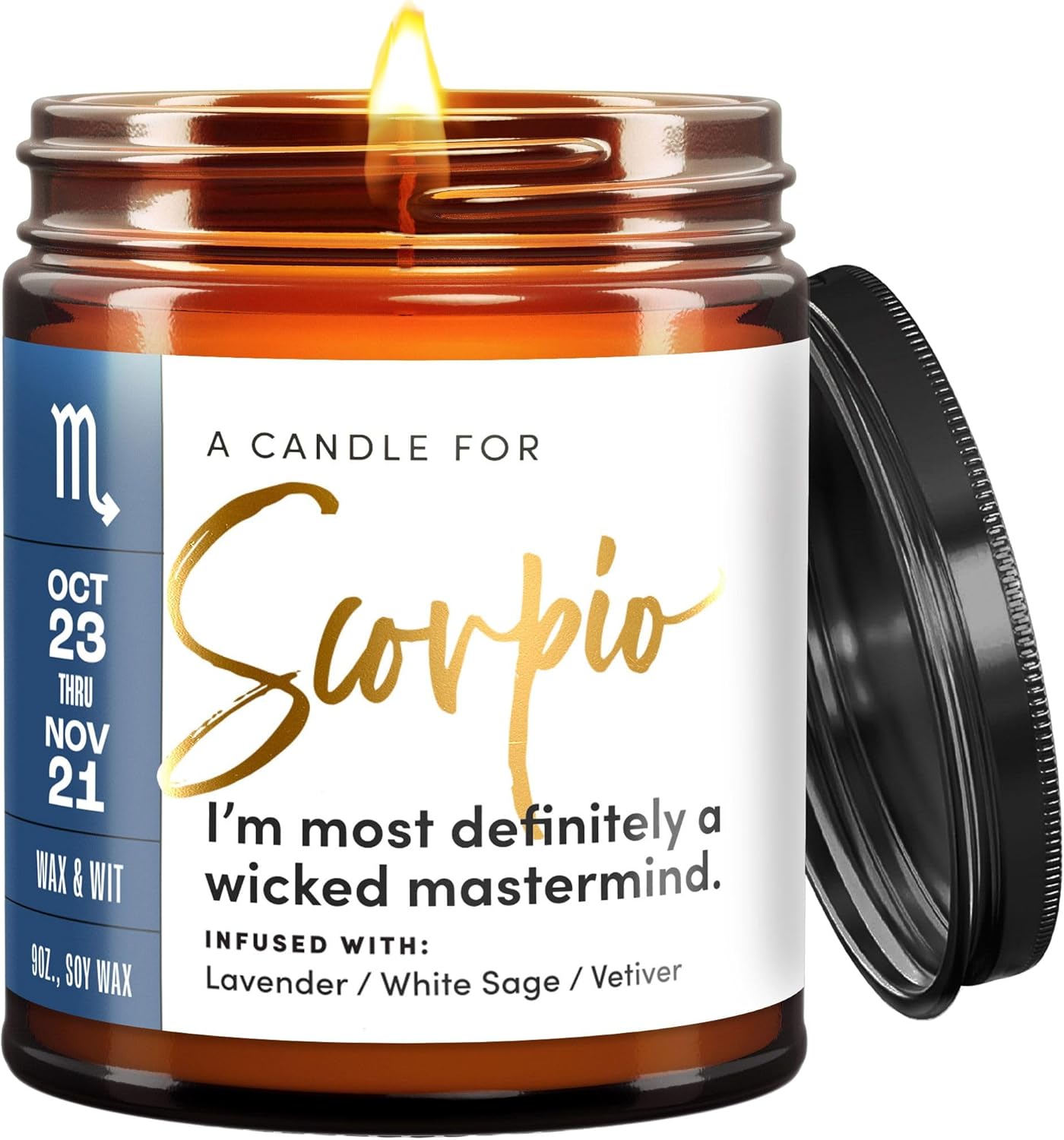 Scorpio Zodiac Candle | Intense Light for a Powerful Spirit
