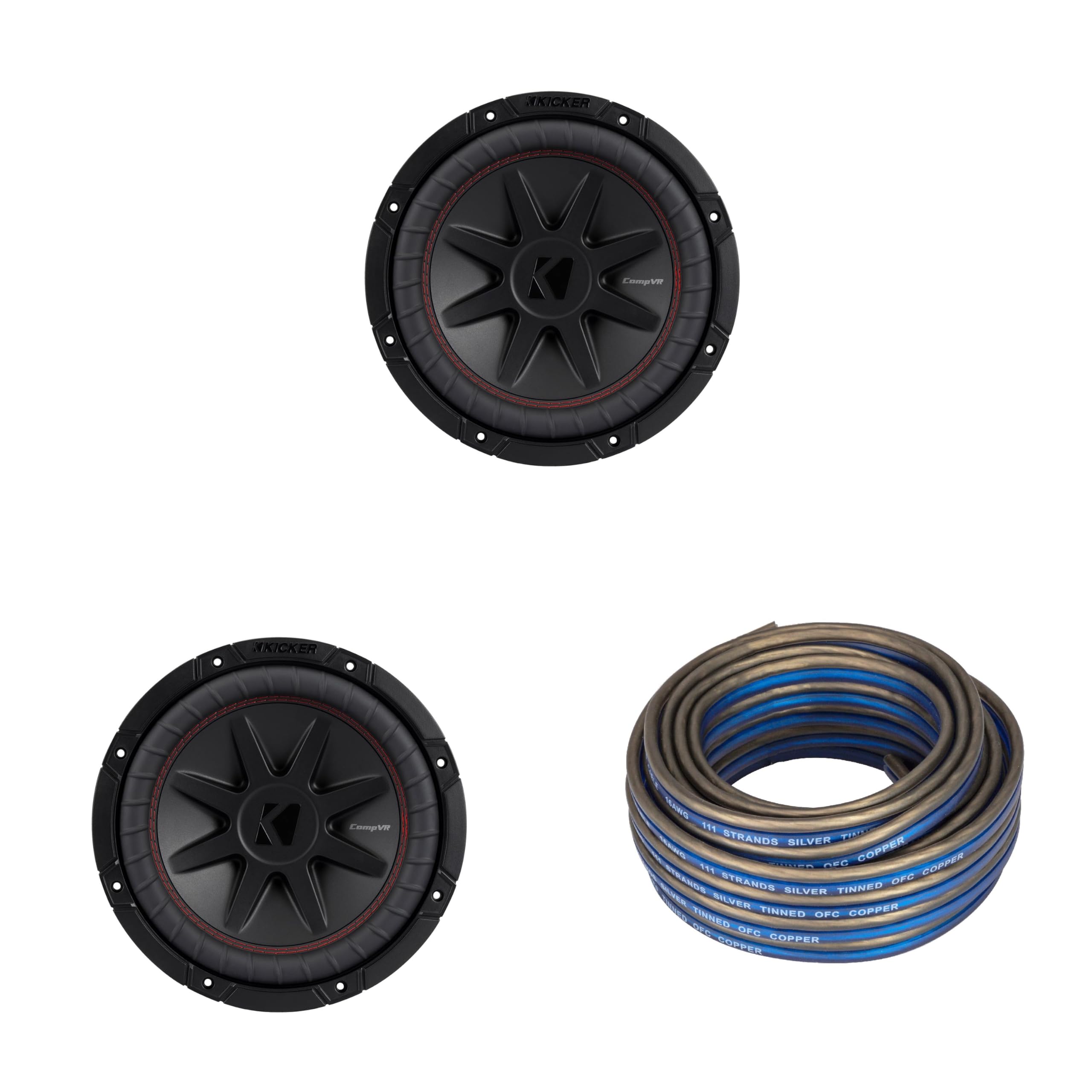Amazon.com: Kicker (2) 52CVR102 - CVR10 CompVR 10-Inch (25cm