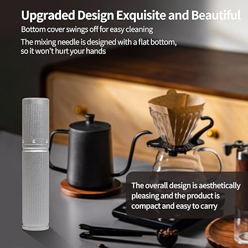 Miniatura 6 de Zayin Agitador de café expreso, acero inoxidable, aluminio, profesional, para barista, para café, son excelentes accesorios de expreso, la