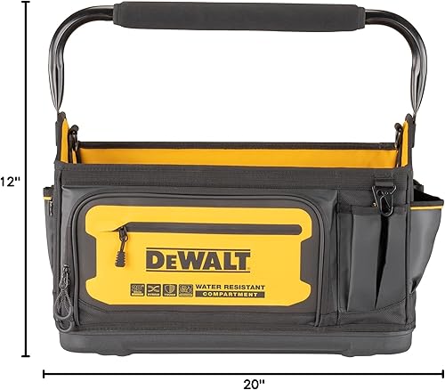 Miniatura 8 de DEWALT Bolsa de herramientas, bolsa de herramientas con tapa abierta, 20 "x 10" (DWST560106)