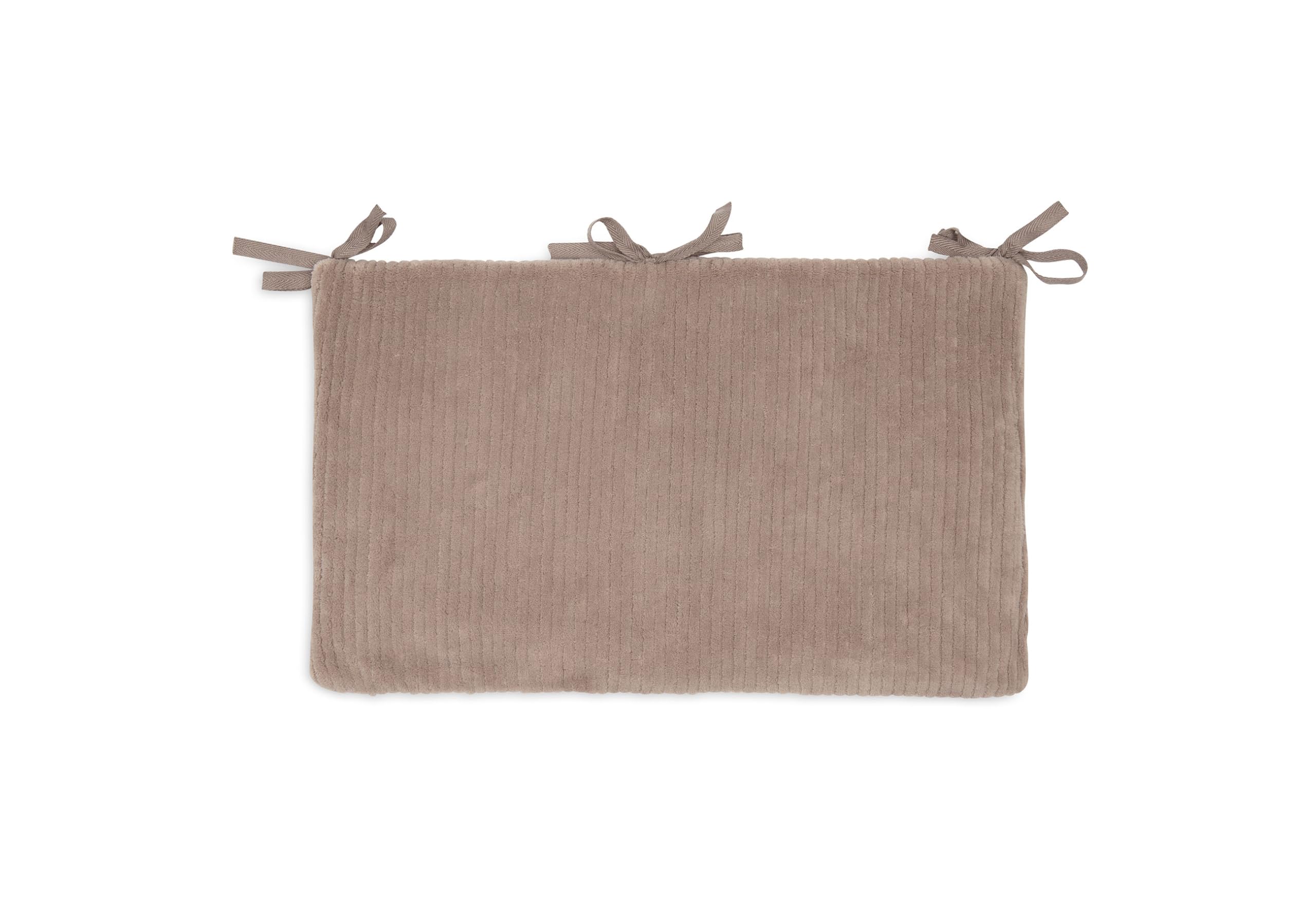 Jollein Cot Storage Bag - Cloudy Rib - Milky Coffee - Nursery Organizer - Toy Organizer with Pockets - 49x30 cm - Cot Accessory - Image 2