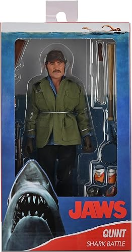 Miniatura 2 de Jaws - Sam Quint - Figura de acción vestida de 8 pulgadas - NECA