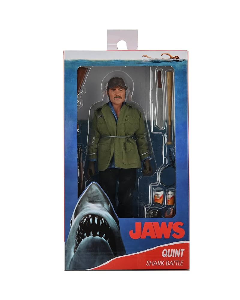 Buy NECA - Jaws Sam Quint 8 Inch Clothed Action Figure