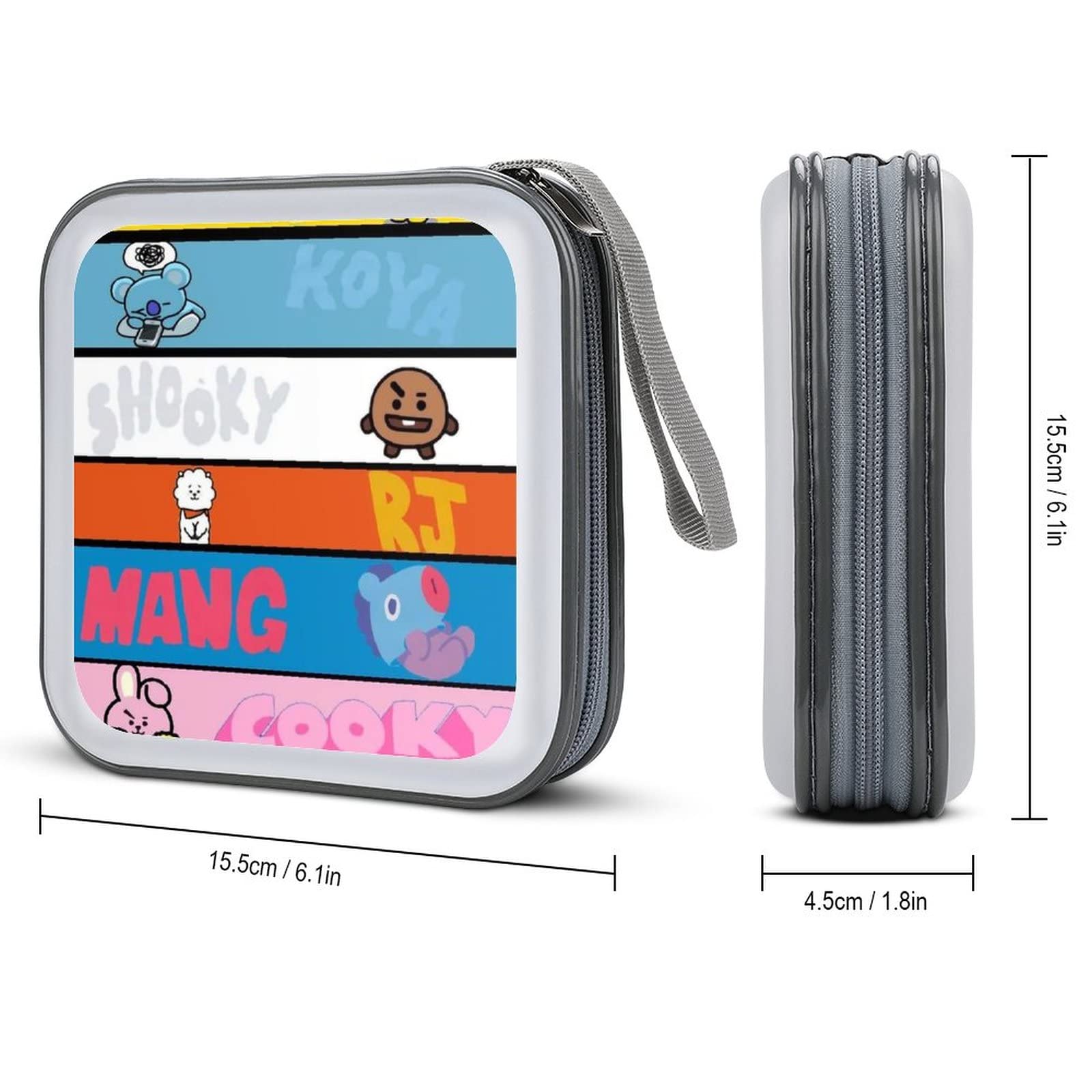 Amazon.co.jp: BTS CDケース DVD収納ボックス CDウォレット CDディスク