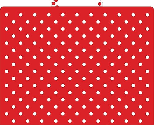Miniatura 5 de Barker Creek Carpetas de archivo juego de 12 carpetas de tamaño carta de puntos rojos y blancos, 14 puntos, juego de múltiples diseños, pestañas de