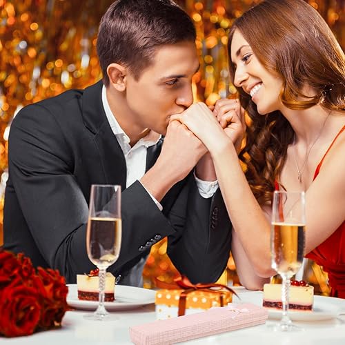 Miniatura 10 de 24 cajas de regalo de joyería, caja de regalo de papel de cartón relleno de algodón, cajas de regalo a granel, collar, aretes, pulsera, anillo con