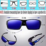 FLEX RIG – Lunettes de soleil polarisés pour hommes, Tough & Léger TR90 Cadre, Lunettes de soleil sport pour la pêche au vélo