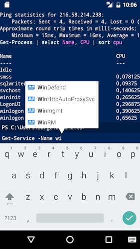 PowerShell Console (WinRM)
