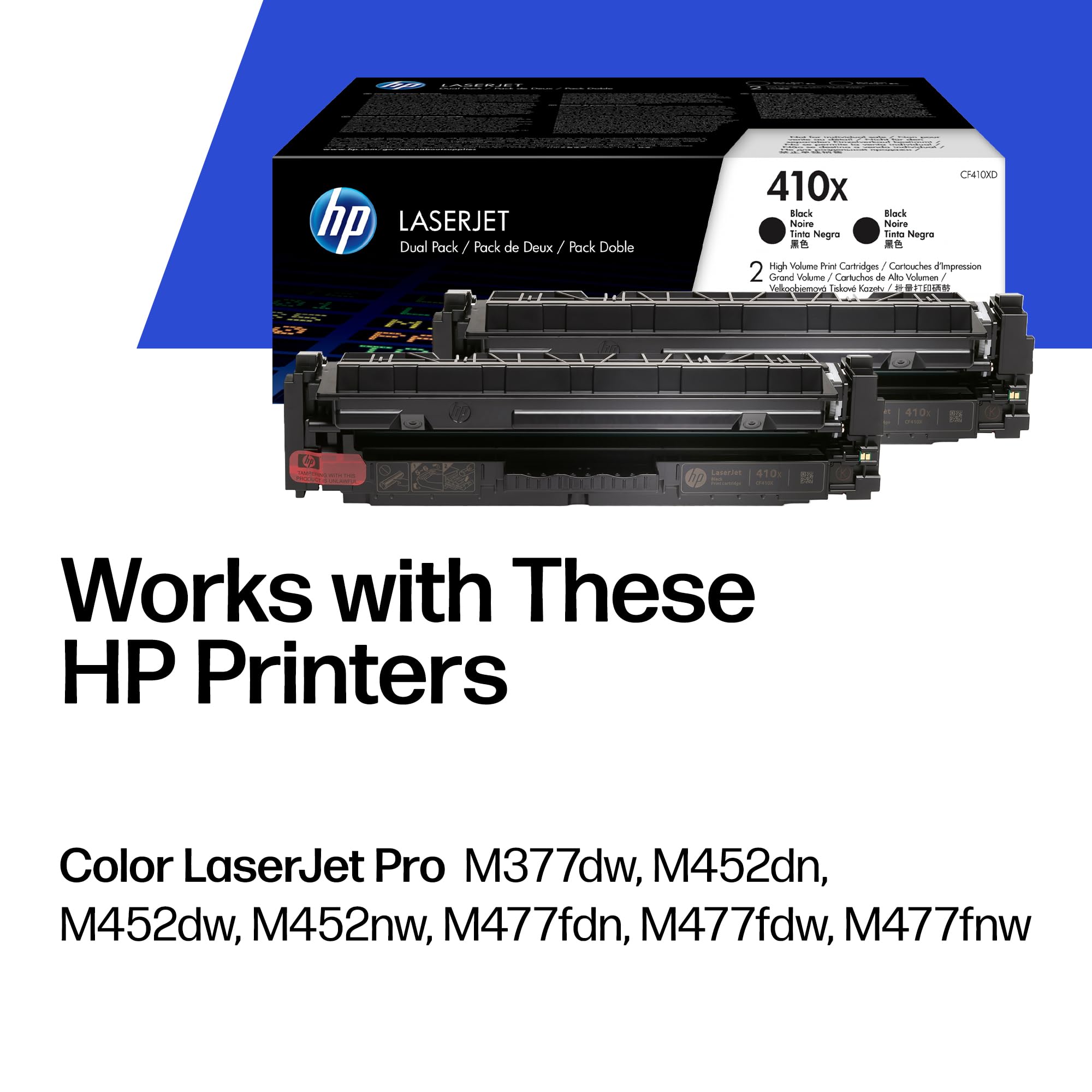 Amazon.com: HP 410X Black High-Yield Toner Cartridge Printers (2