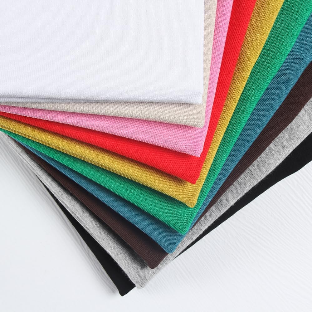 GEMBERA Womens' Stretchy Scoop Neck Short Sleeve Shirts Fitted Casual Basic Top T-Shirts - Image 6