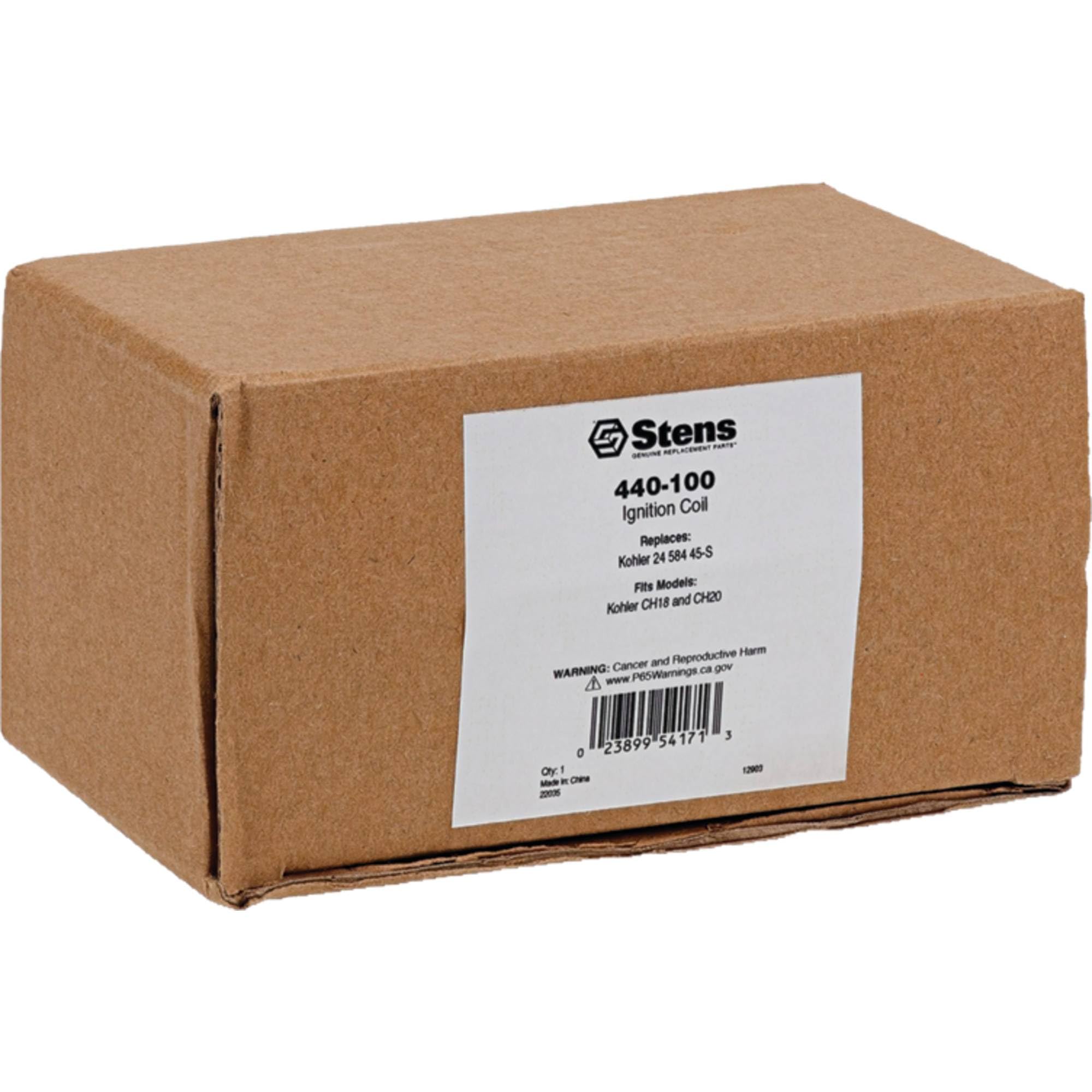 Stens Bobina di accensione 440-100 Compatibile con/Sostituzione per Tosaerba Kohler CH18 e CH20, Toro 74375, 74381 e 74399 TimeCutter 24 584 01-S, 24 584 201-S, 24 584 45-S, 32 584 01-S