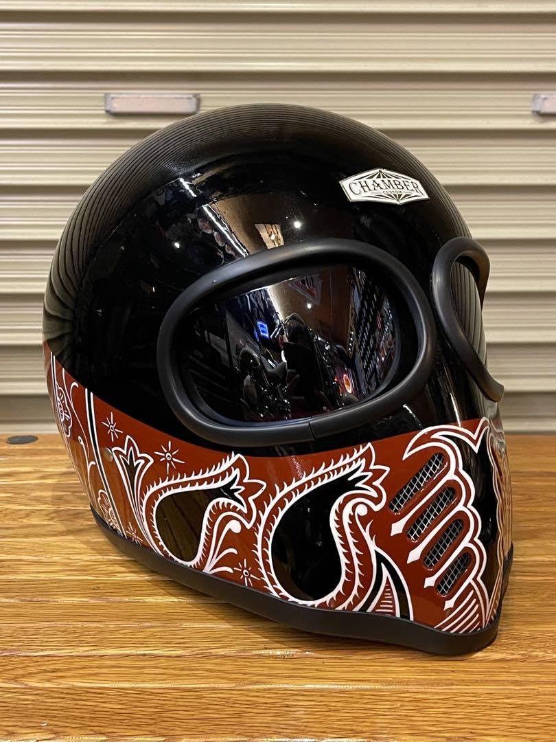 Chamber Helmet Finest Custom！ Amazon.co.jp: CHAMBER CUSTOM HELMETS XF-GP Bandana : Clothing