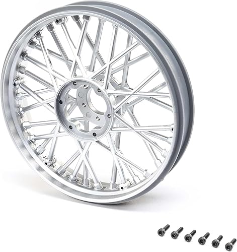 Losi Front Wheel Set Satin Chrome PM-MX LOS46002 RC Tire