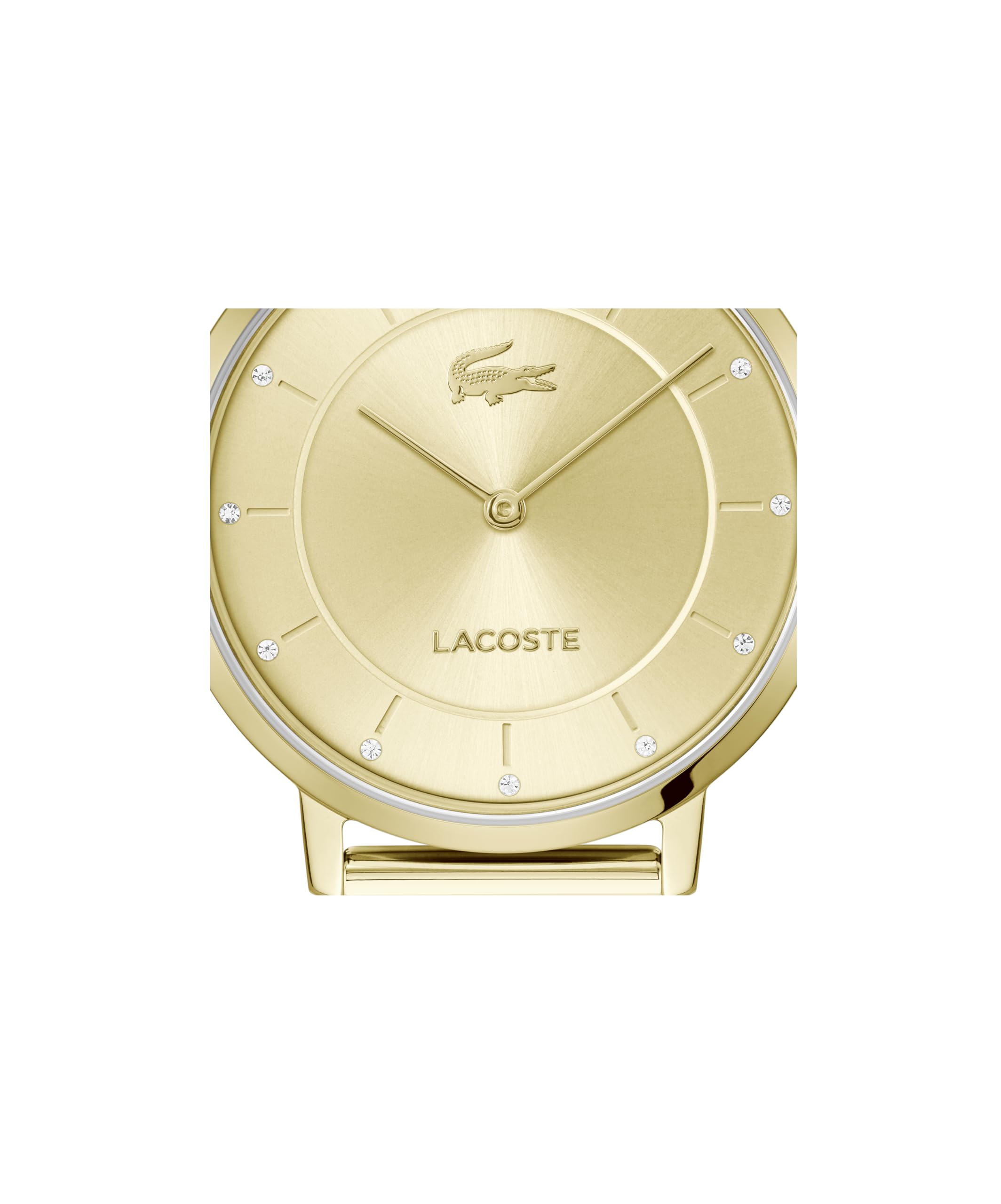 Lacoste Montre Analogique à Quartz Femme Crocorigin Acier Inoxydable Mesh