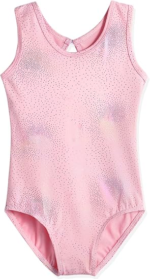 HOZIY Leotards for Girls Ballet Gymnastics Sleeveless Long Sleeve Colorful Sparkles Aqua Blue Pink Purple Solid