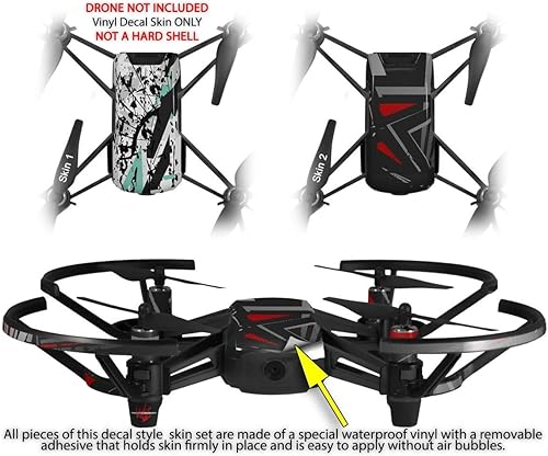 Miniatura 2 de Skin Wrap 2 Pack para DJI Ryze Tello Drone baja 0018 mar verde Drone No Incluidas