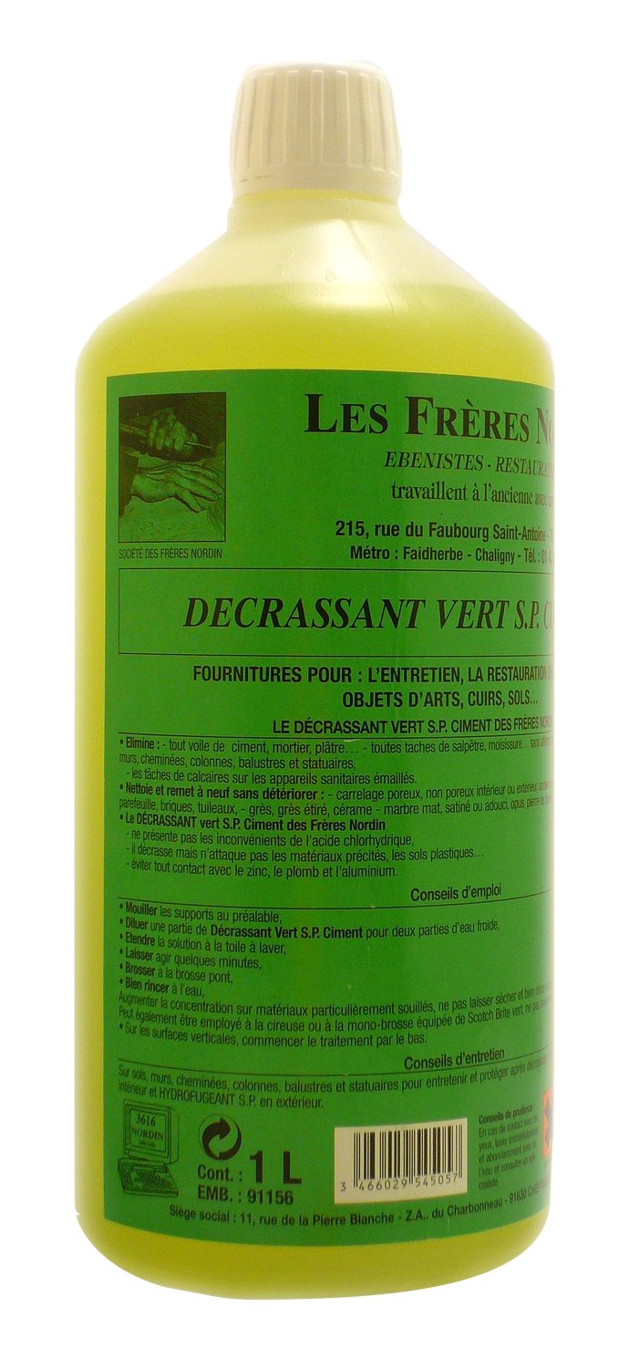 Les Frères Nordin 954505 Décrassant SP ciment Vert