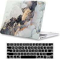Vista 8 de KEROM Compatible con Funda para MacBook Air de 13 Pulgadas con Diseño de Cocodrilo 2021 2020 2019 2018 M1 A2337 A2179 A1932, Texturizada Elegante