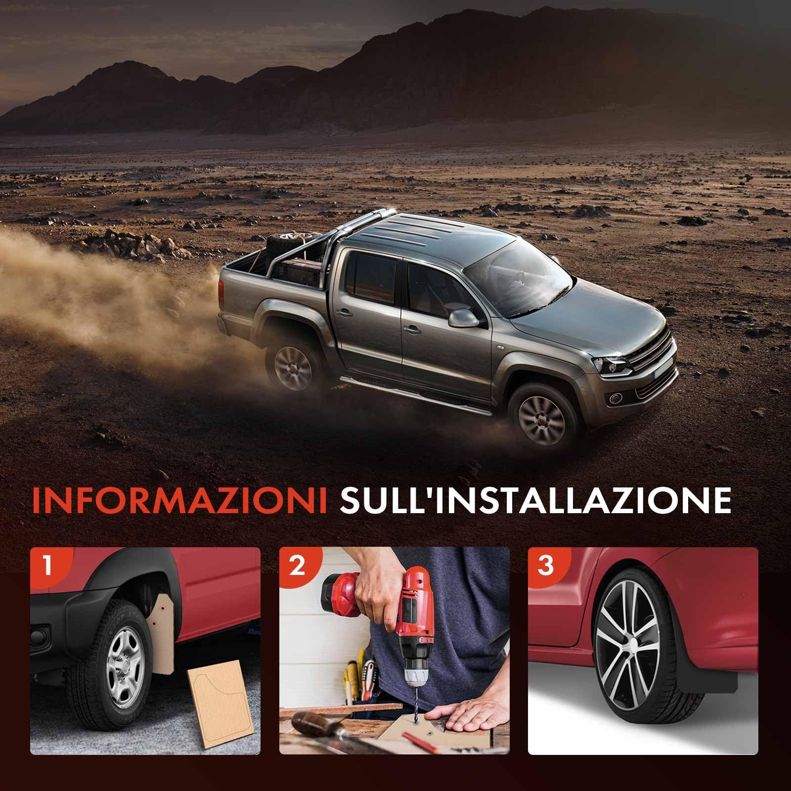 Parafanghi universali, passaruota per auto, estensione parafango, sopracciglio, protezione anti-spruzzi, kit carrozzeria, copertura accessori parafango