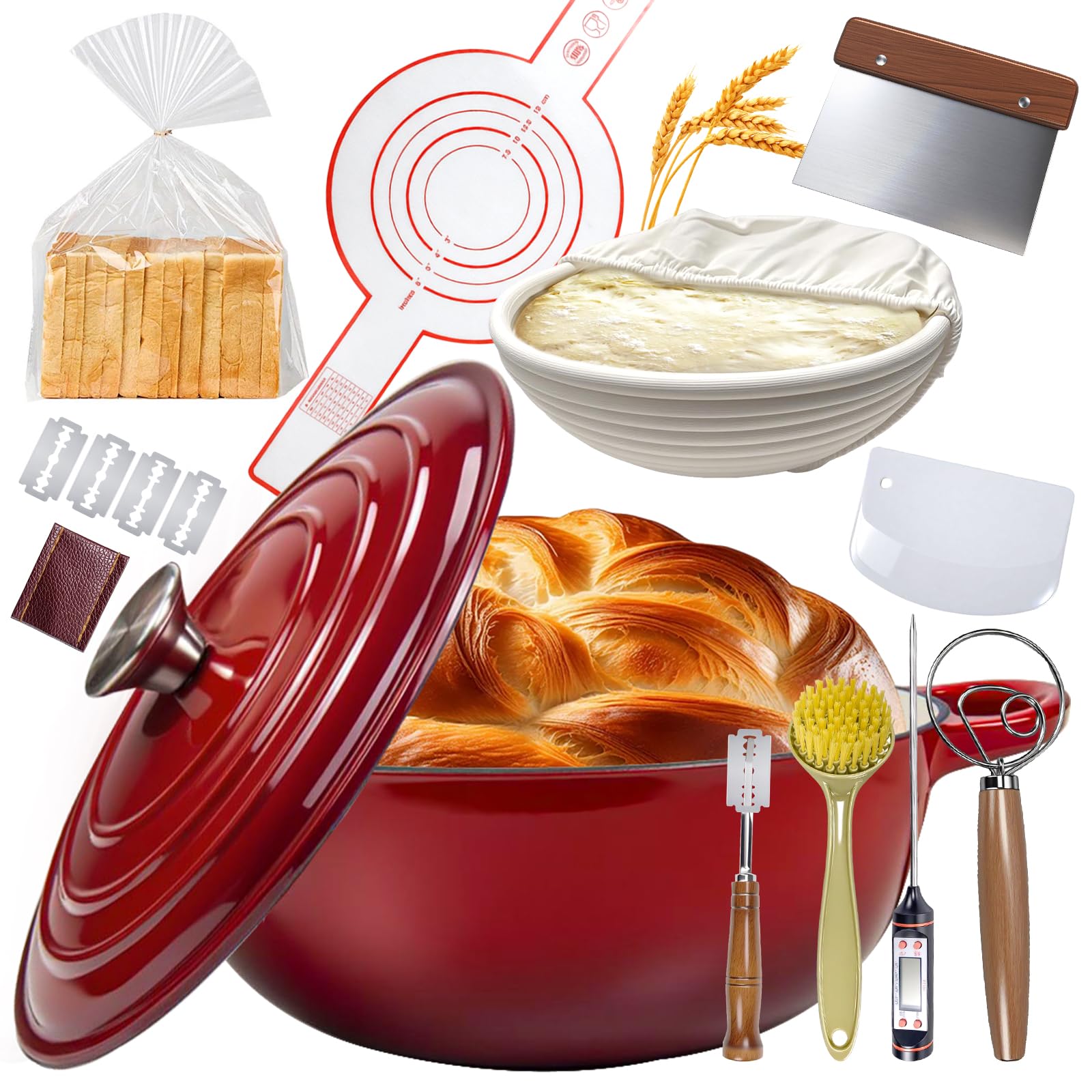 Starter Kit con coperchio (rosso)