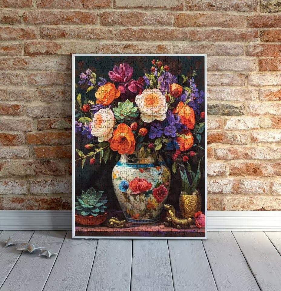 Puzzle 3D de plantas suculentas de 5000 piezas con gran efecto visual 3
