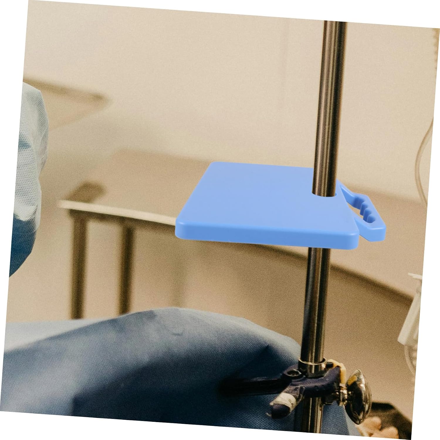 Infusion Stand Tray Abs Drip Plate for Use Extra Storage Holder Compatible with Various Infusion Stands Impact Resistant Design for Clinical Environments