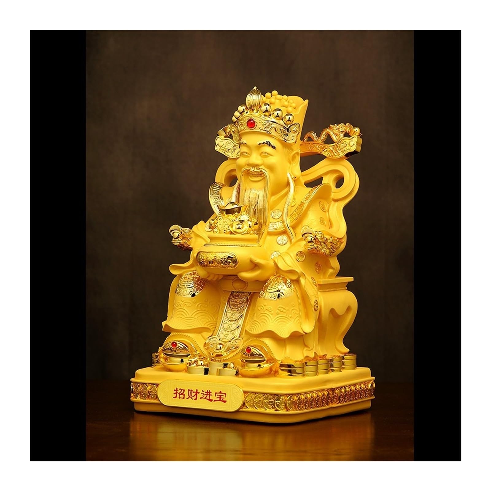 Statue Fengshui du Dieu de la Richesse TUSUOD, ornement de salon et table en taille M