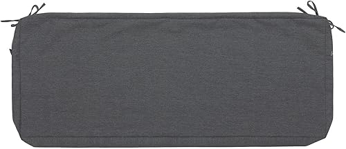 Miniatura 1 de Fundas de cojín para sofá biplaza para banco de patio (solo funda de repuesto, sin relleno), funda de cojín impermeable, resistente a la