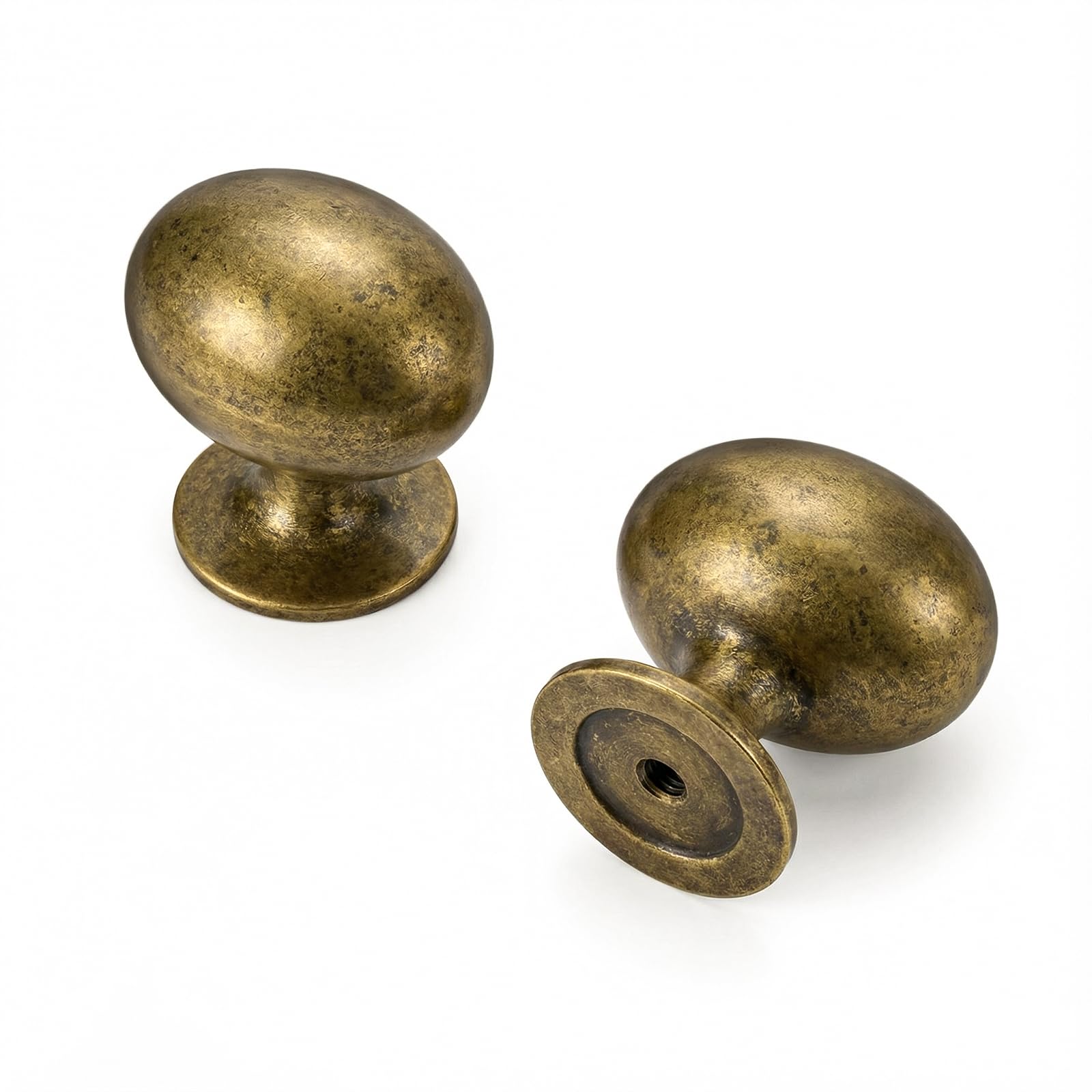 Boutons d'armoire ovales homdiy laiton antique pour harmoniser les meubles de votre chambre
