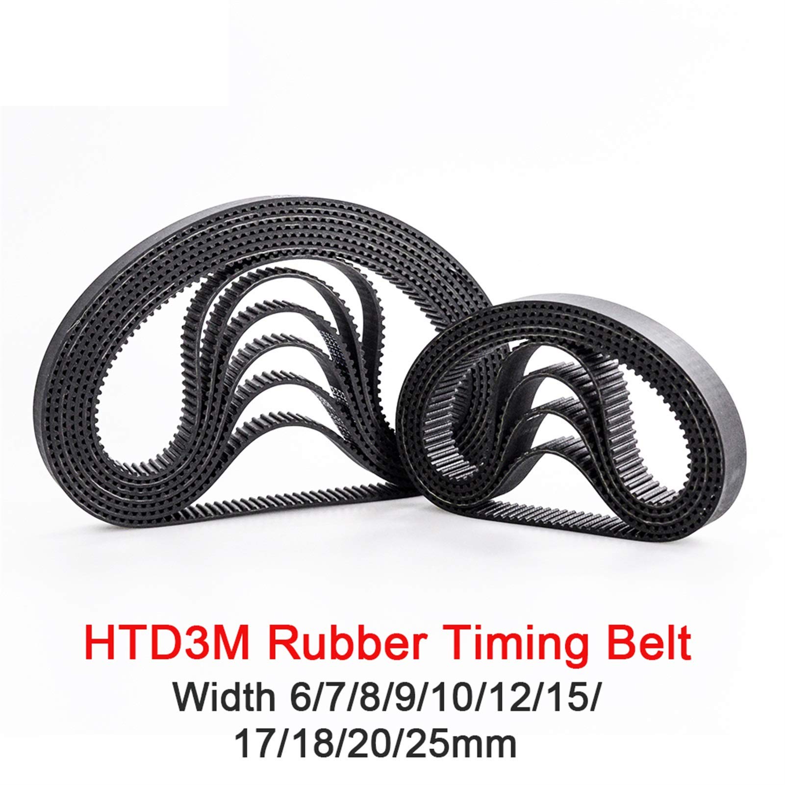 JINchao Zahnriemen HTD3M 2 Stück - Synchrongurt 495-507mm Für Industrie & Automotive