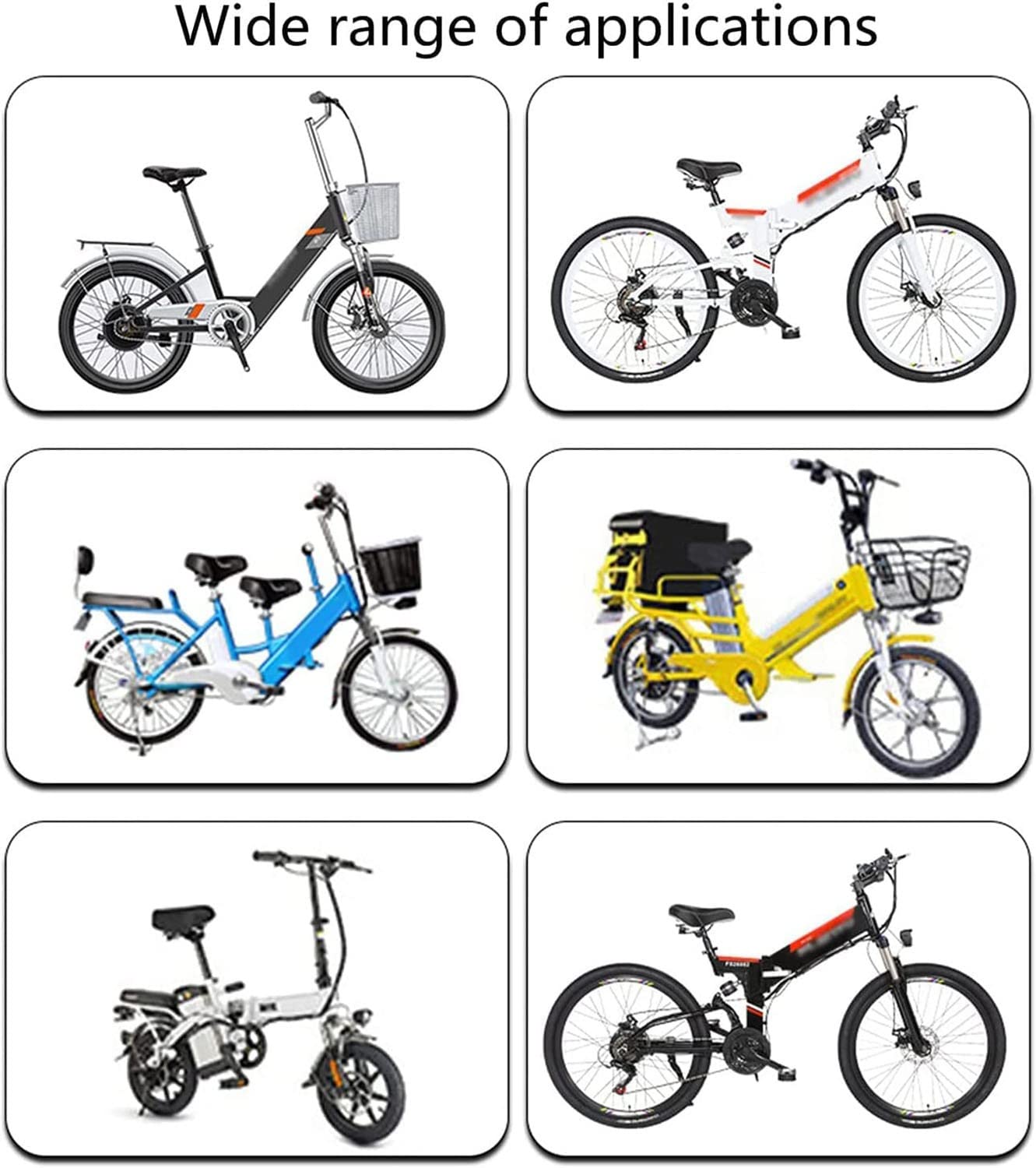 Batterie Lithium-ion 36V/48V Pour Vélo électrique - Jusqu'à 20Ah, Compatible 200W-1000W !