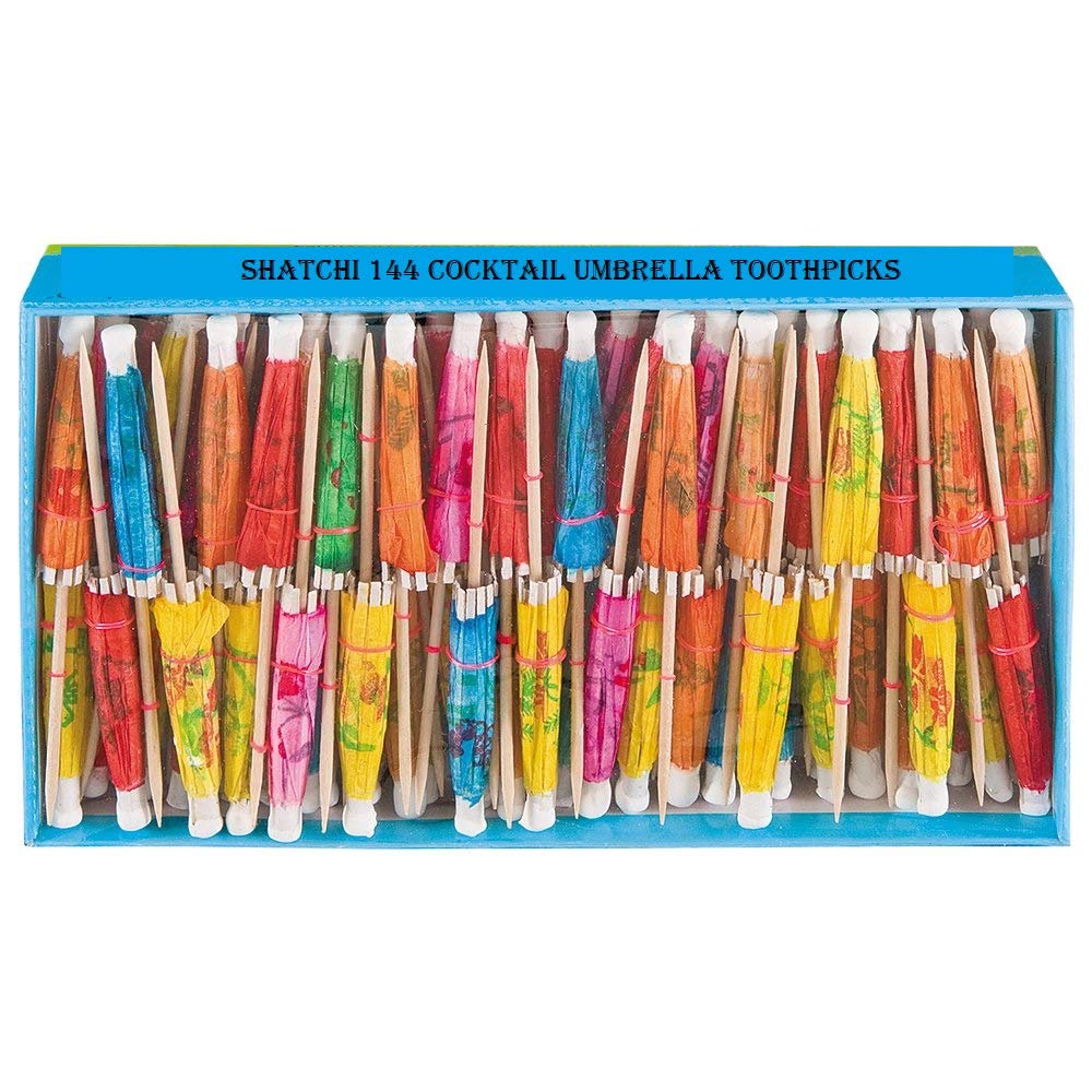 Ombrellini Da Cocktail Colorati - 50 Pezzi 10cm Per Decorazione Bevande Tropicali