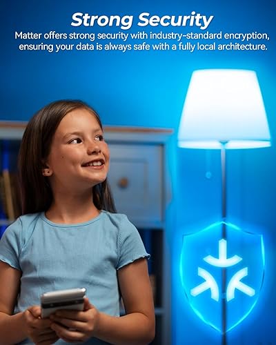 Miniatura 6 de Bombillas inteligentes E12 para candelabro, bombilla LED Matter compatible con Apple HomeAlexa, no necesita aplicación adicional, requiere