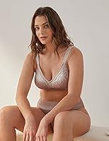 Vista 7 de Deyllo - Brasier para mujer, cobertura completa, talla grande, cómodo, minimizador, sin aros, sin acolchado