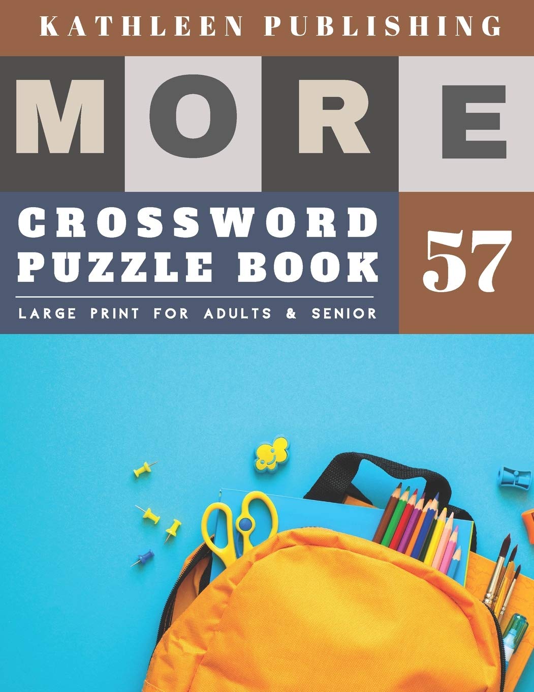 Buy large print crossword puzzle books for seniors: adult easy crossword  puzzles - more full page crosswords to challenge your brain (find a word  for ... dad made in usa: 57 (crossword