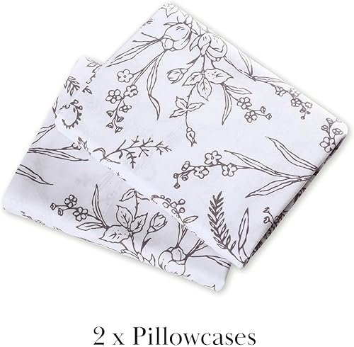 Miniatura 332 de Southshore Fine Living, Inc. Juego de 2 fundas de almohada de tamaño estándar, se adapta a almohadas de tamaño matrimonial, individual, queen, 10