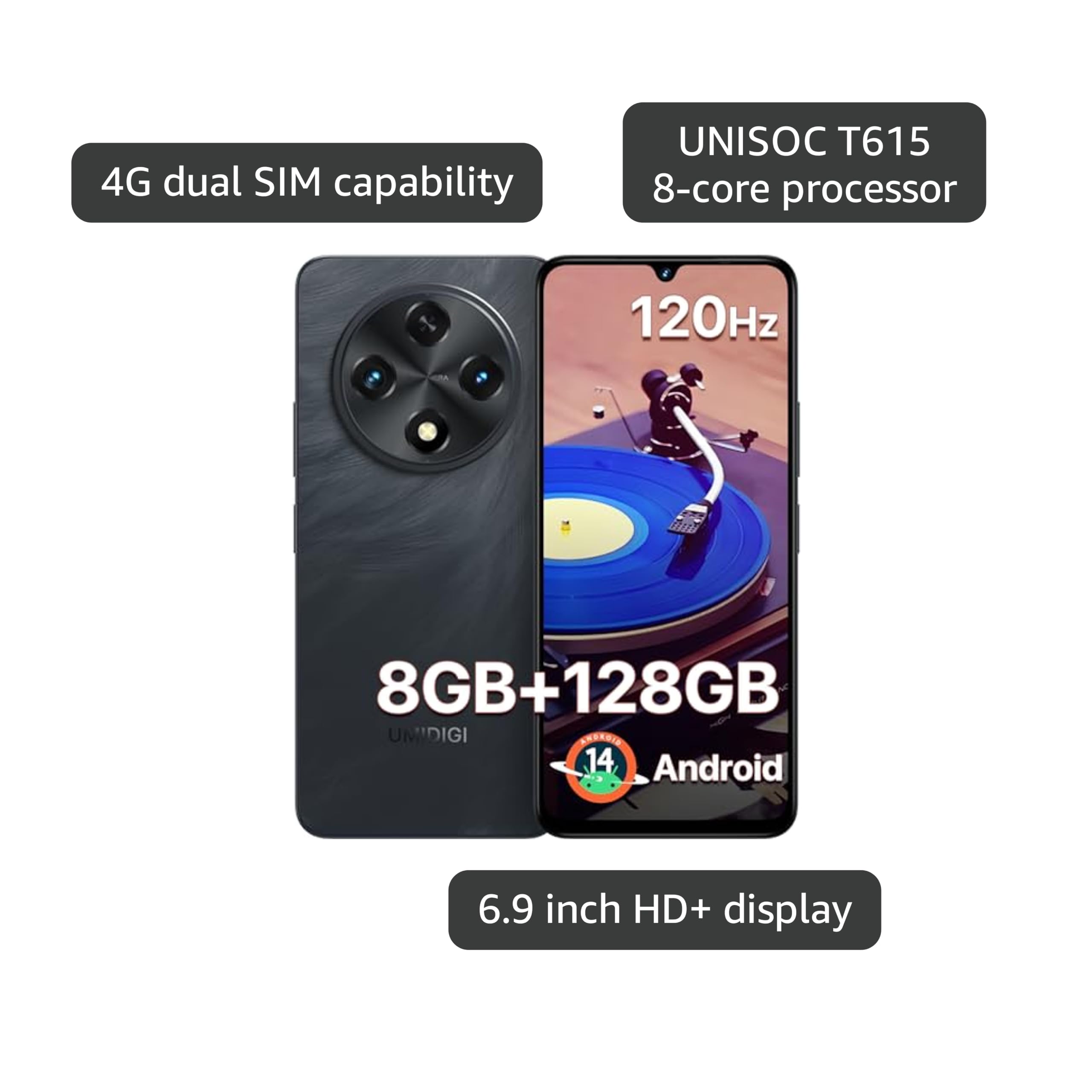 Amazon.com: UMIDIGI G100A Unlocked Phone, 6.9