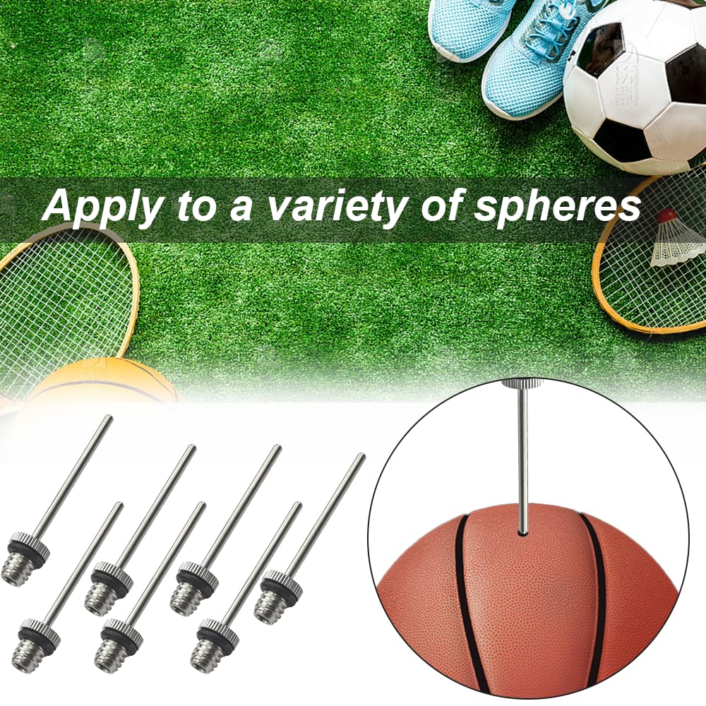 Lot De 25 Aiguilles De Pompe à Ballon - Pour Gonflage Football, Basket, Volley, Rugby, Avec Double Entrée D'air