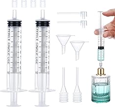 Segbeauty Outil de Transfert de Distributeur Parfum, Seringue Parfum 10ml, Entonnoir Transparent pour Remplissage, Pipette en Plastique, Pompe de Recharge de Parfum, pour Transfert de Parfum