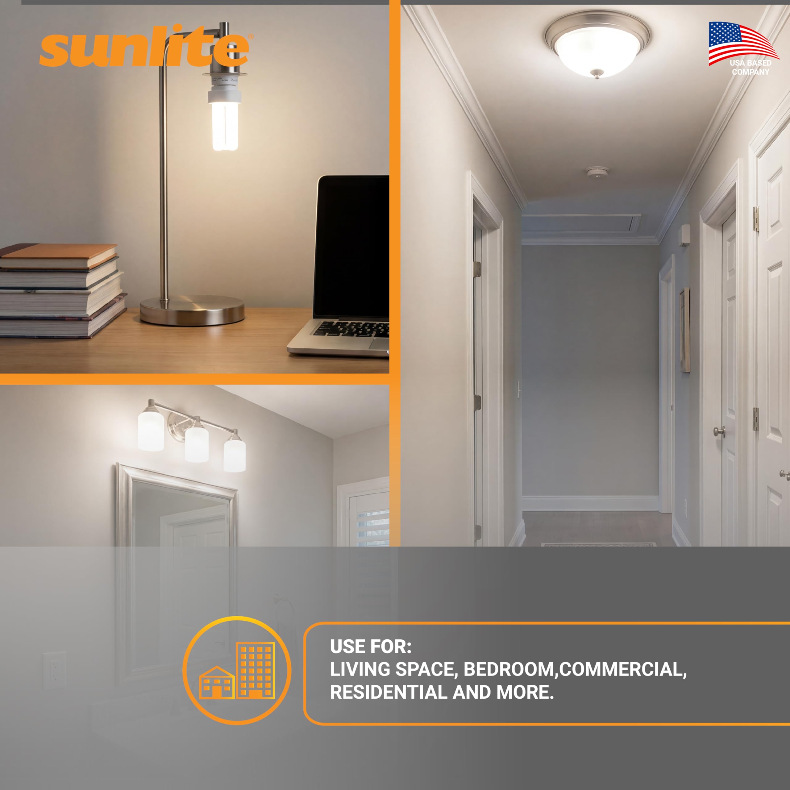 Sunlite 40543 PLD13/SP65K/10PK Double Twin Tube Compact