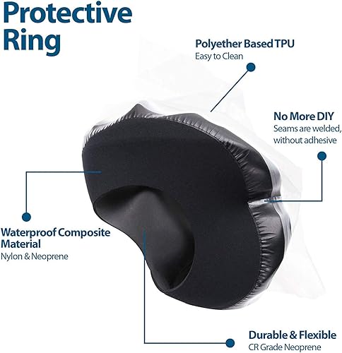 Miniatura 2 de ZhiGu Funda impermeable para ducha de pies para adultos, protector de lanzamiento de ducha de pies, bota de ducha hermética para piestobillo,