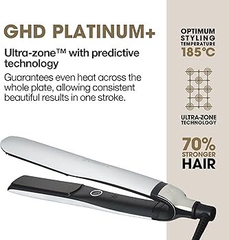 Amazon.com: ghd Platinum+ Styler - 1” Smart Flat Iron Hair