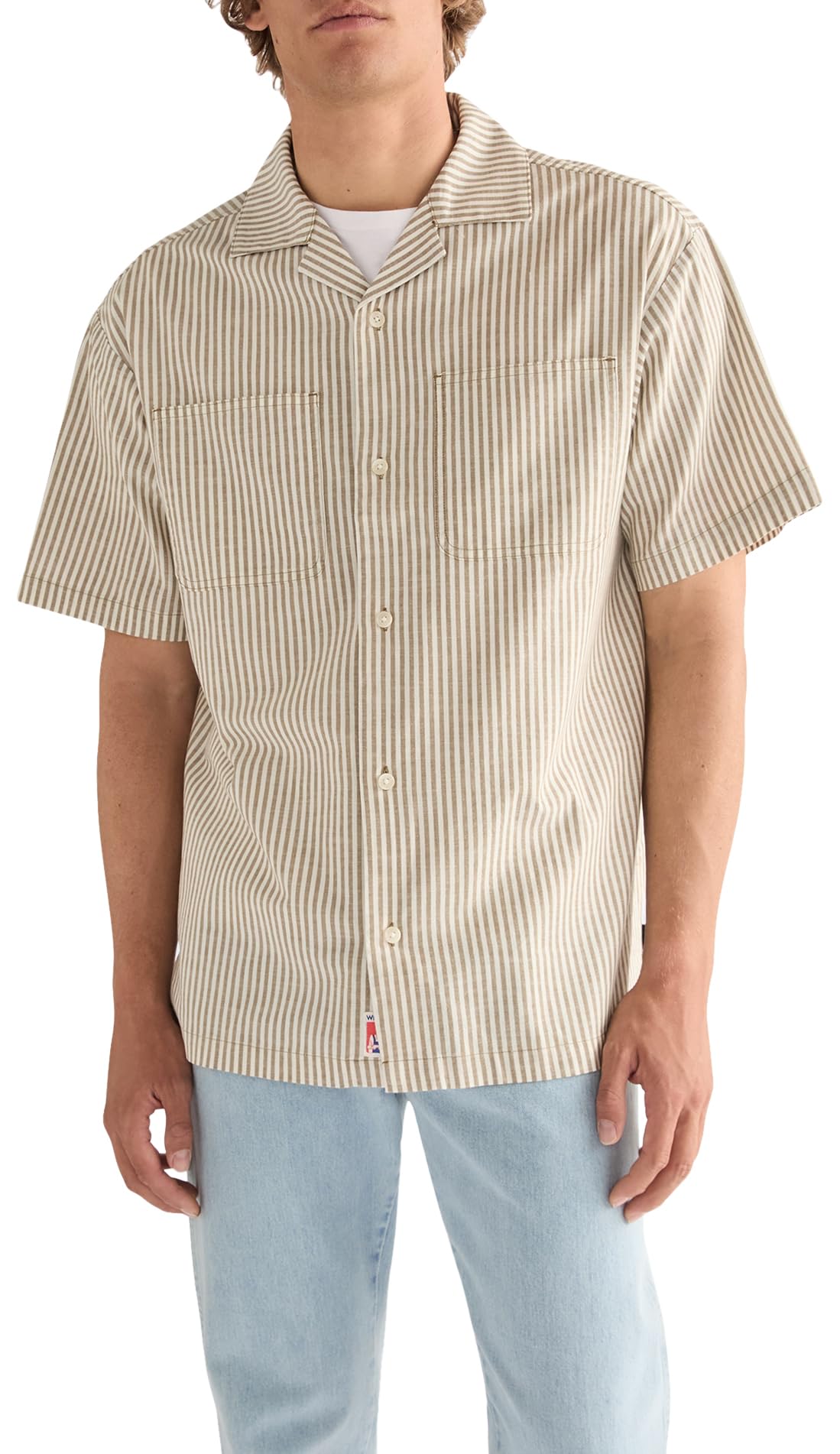 Wrangler Relaxed Resort Shirt Gothic Olive Size M