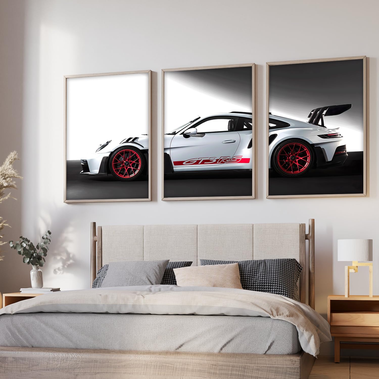 ARTELLY Porsche 911 GT3RS 3-Poster Set, 13x19 inch, Multicolor - Image 1