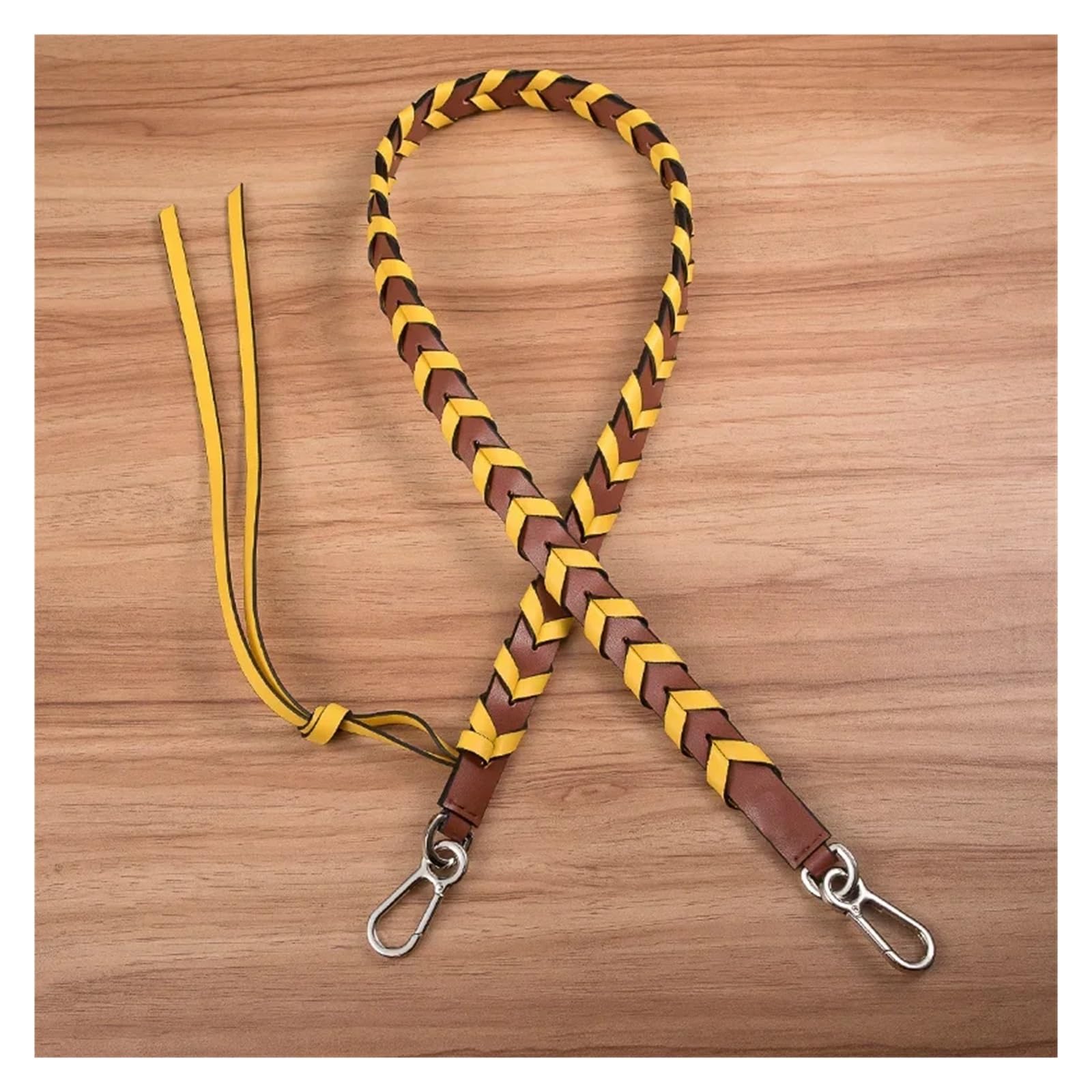 105cm pasek do torebki damskie paski zamienne pasek na ramię splot akcesoria Pu skóra bydlęca Correas Para Bolsos lingli(4num7 4num9,Gold metal 1 Piece)