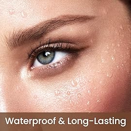 Kaely 1.5mm Skinny Gel Eyeliner Pencil,Brown Cat Eye Liner Makeup Pen,Cream Smooth Eyeliner Crayon,delineador de ojos contra el agua,Waterproof Long Lasting 16 Hour Wear,Vegan & Cruelty Free,02