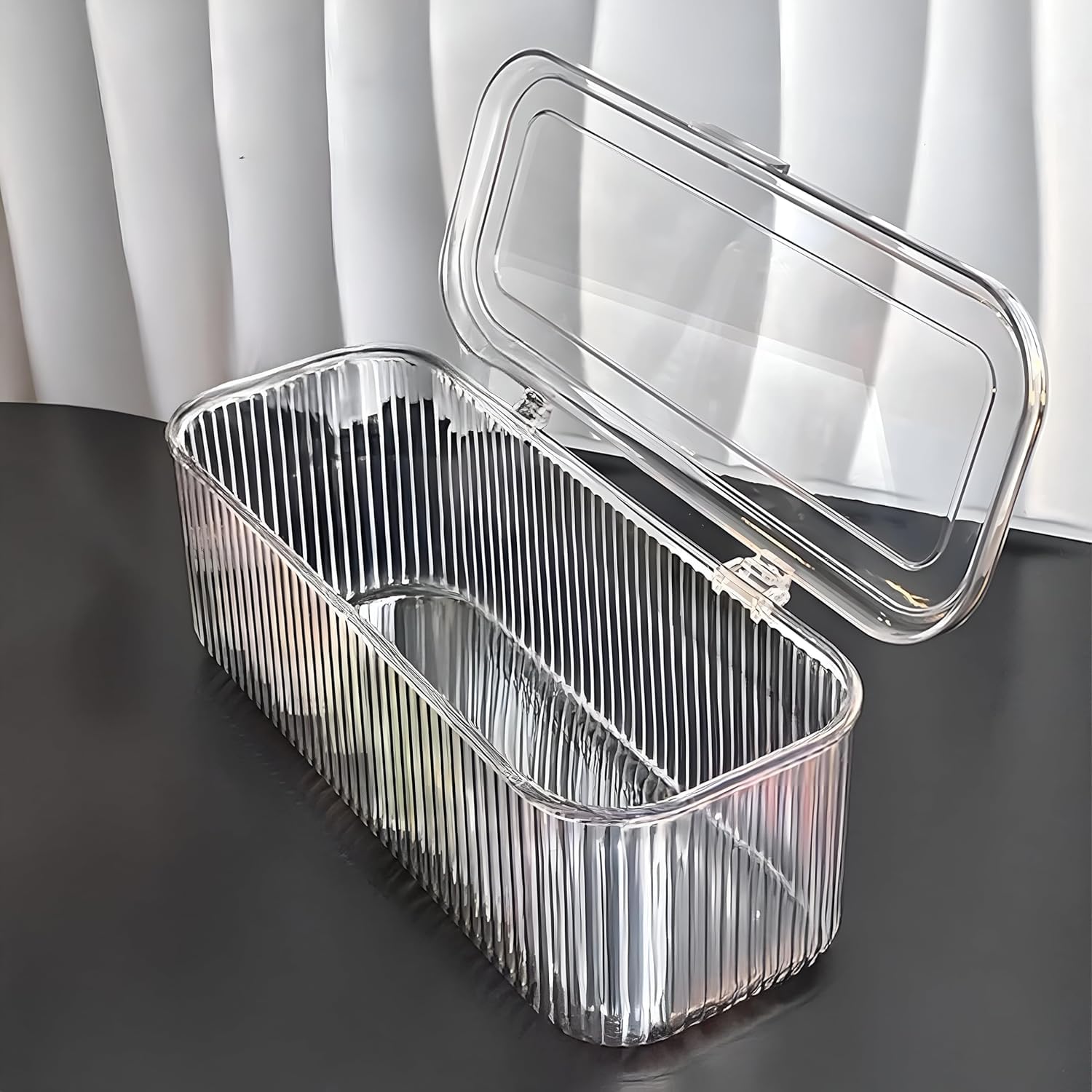 BLURISM Pvc Transparent Multi-Purpose Beauty Organizer Stackable Storage Containers for Jewelry Cosmetics & Accessories Durable Lightweight Design Ideal for Home Travel,Dressing Table Organization-image-37