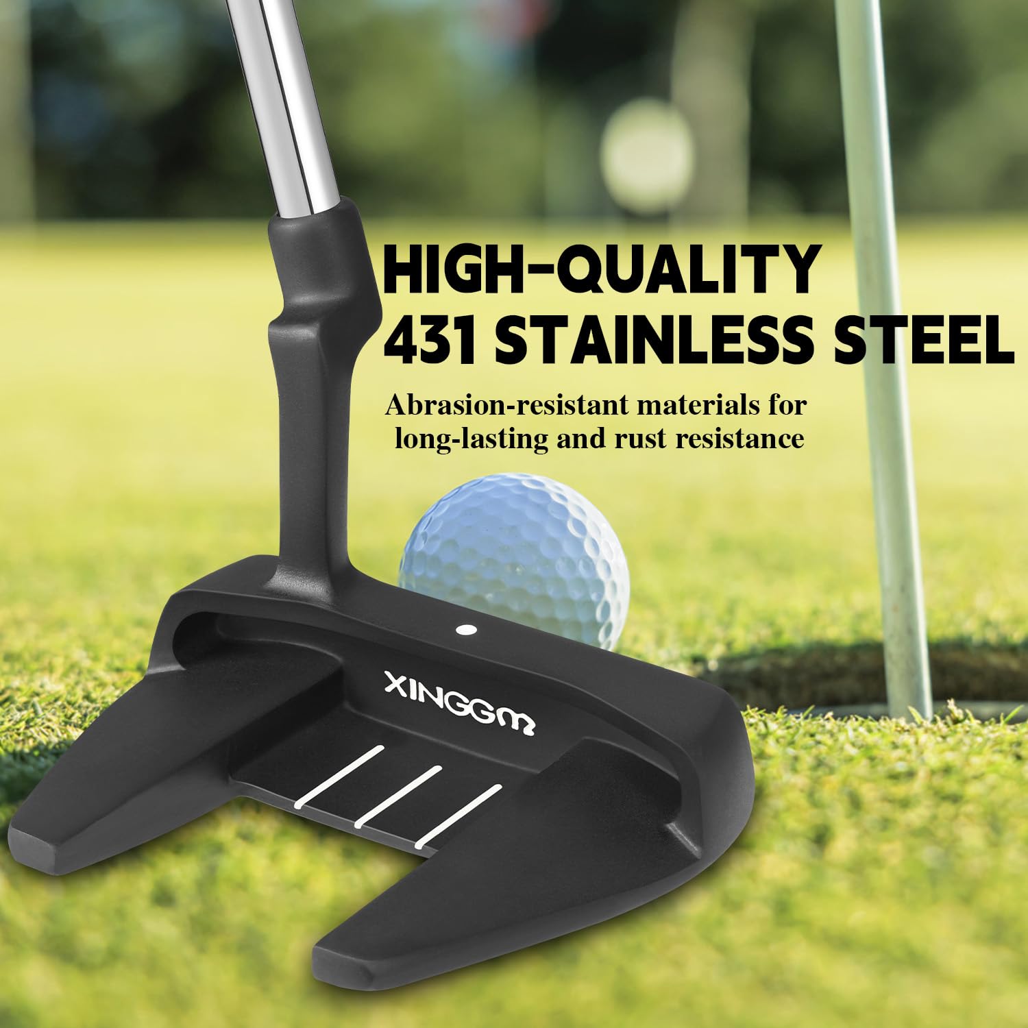 CNC Golf Putter for Men Right Handed,Blade/Mallet Putters,Golf Head Cover Included-34 Inches