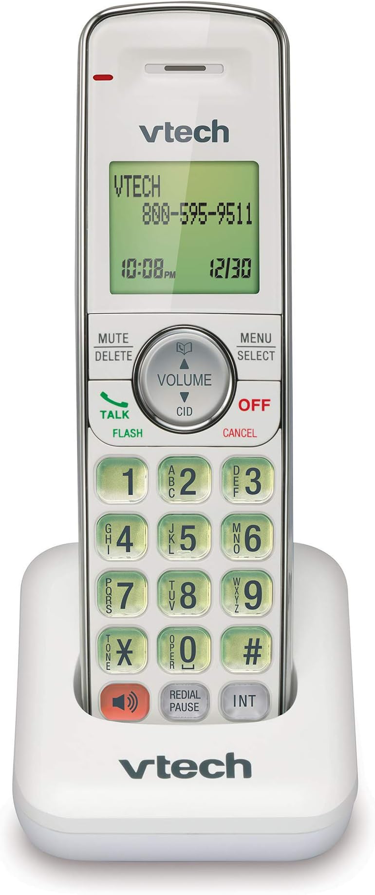 VTechCS6409-17 Accessory Cordless Handset, White | Requires a VTech CS6419 or CS6429 Series Cordless Phone System to Operate